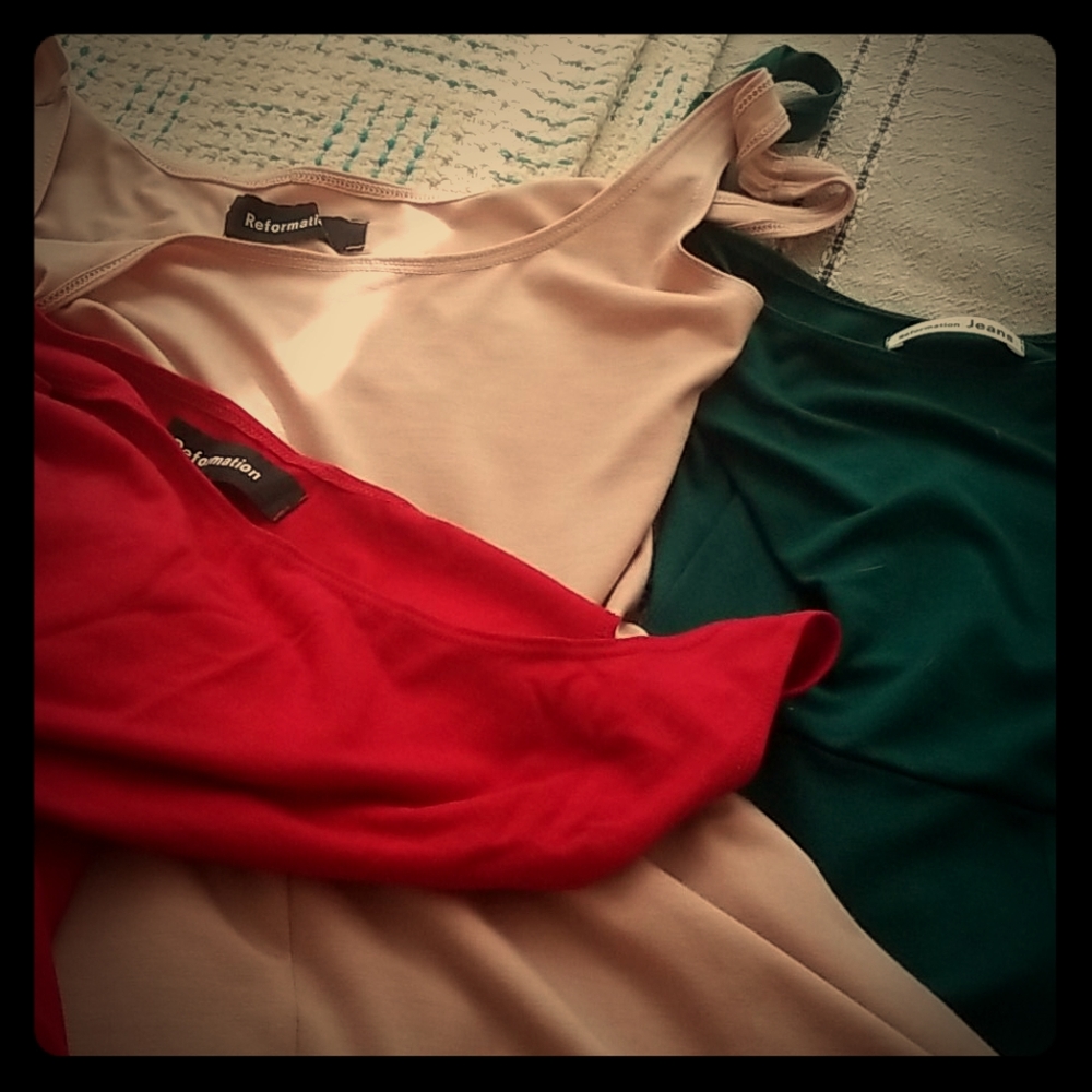 Lot of 3 Reformation "Rou" dresses EUC